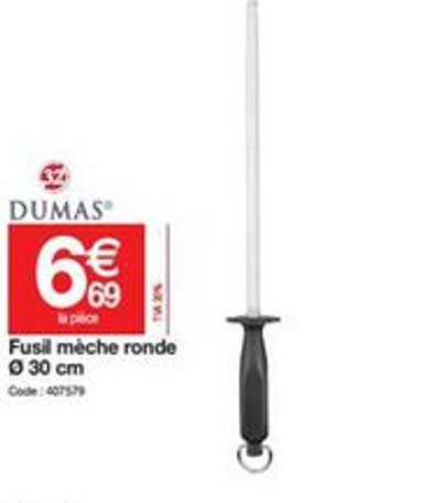 Fusil Mèche Ronde 30 Cm