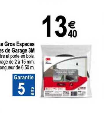 gros espaces de garage 3m