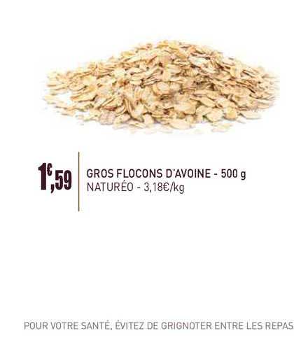 gros flocons d'avoine