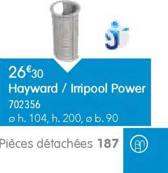 hayward irripool power