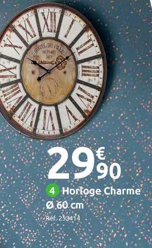horloge charme 60 cm