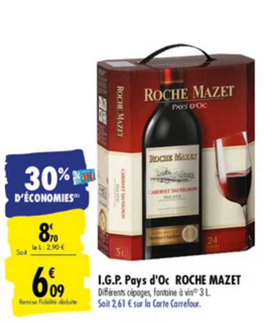 i.g.p. pays d'oc roche mazet