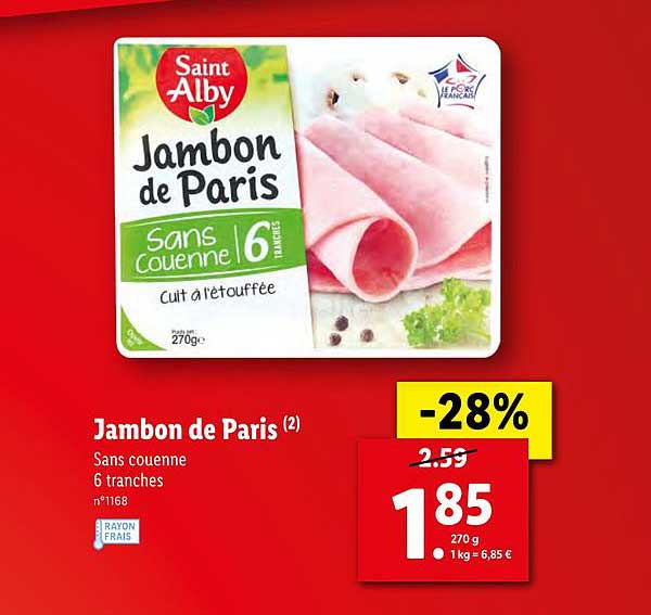 jambon de paris saint alby