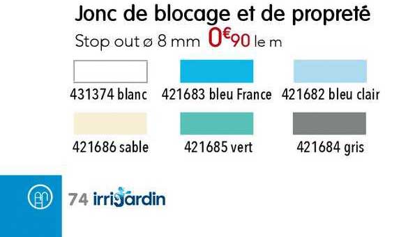 jonc de blocage et de propreté