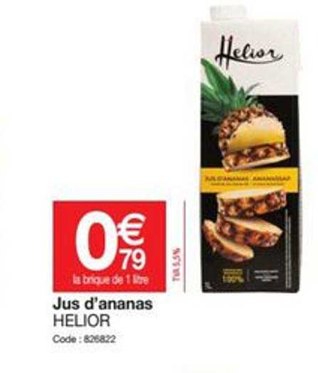 jus d'ananas
