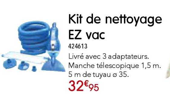 kit de nettoyage ez vac
