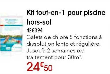 kit tout en 1 pour piscine hors sol