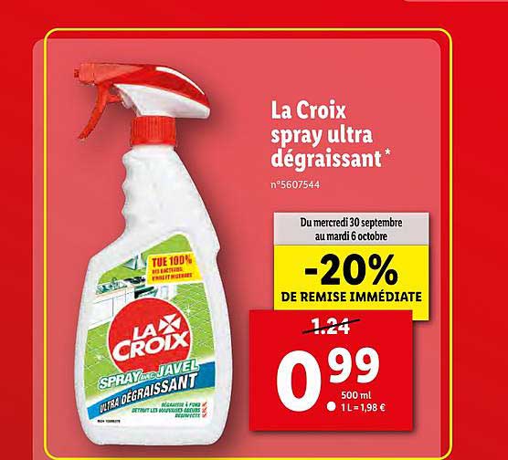 La Croix Spray Ultra Dégraissant -20% Remise Immédiate
