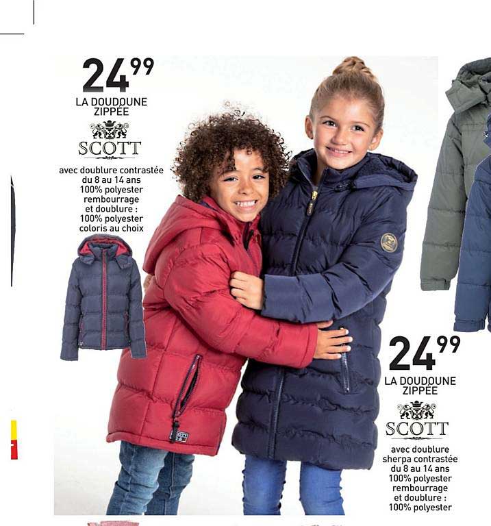 la doudoune zippée scott