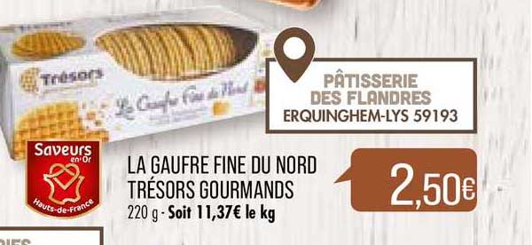 la gaufre fine du nord trésors gourmands