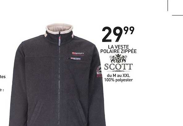 la veste polaire zippée scott