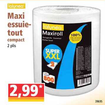 laluneo maxi essuie tout compact