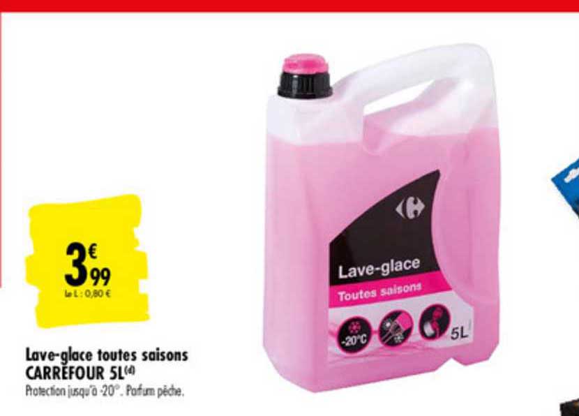 lave glace toutes saisons carrefour 5l