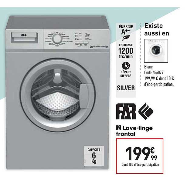 lave linge frontal far