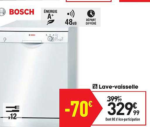 lave vaisselle bosch