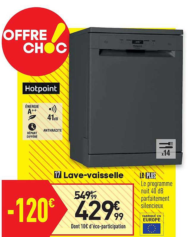lave vaisselle hotpoint
