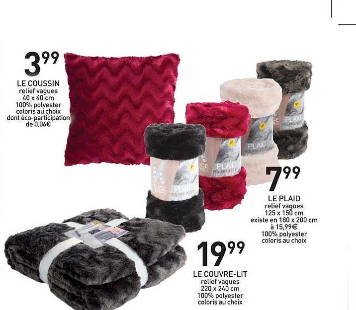 le coussin le plaid le couvre lit