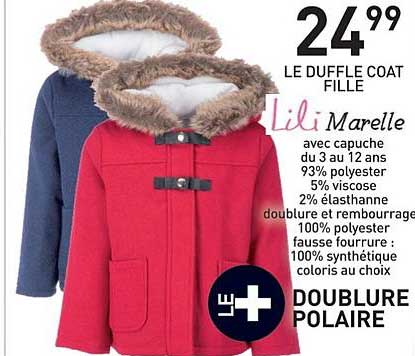 le duffle coat fille lili marelle