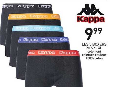 Les 5 Boxers Kappa