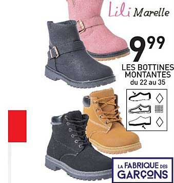 les bottines montantes lili marelle