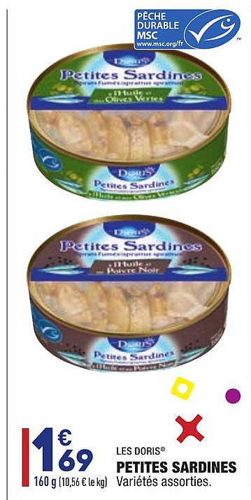 les doris petites sardines