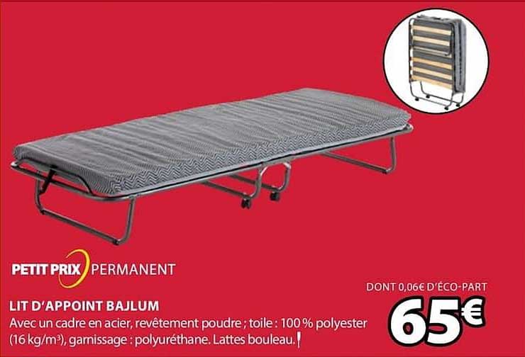 lit d'appoint bajlum