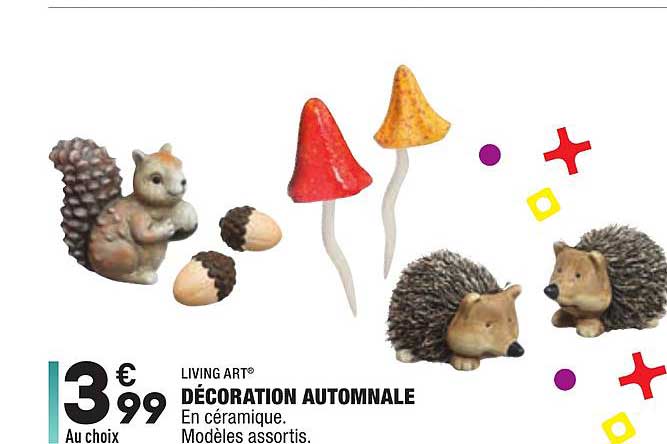 living art décoration automnale