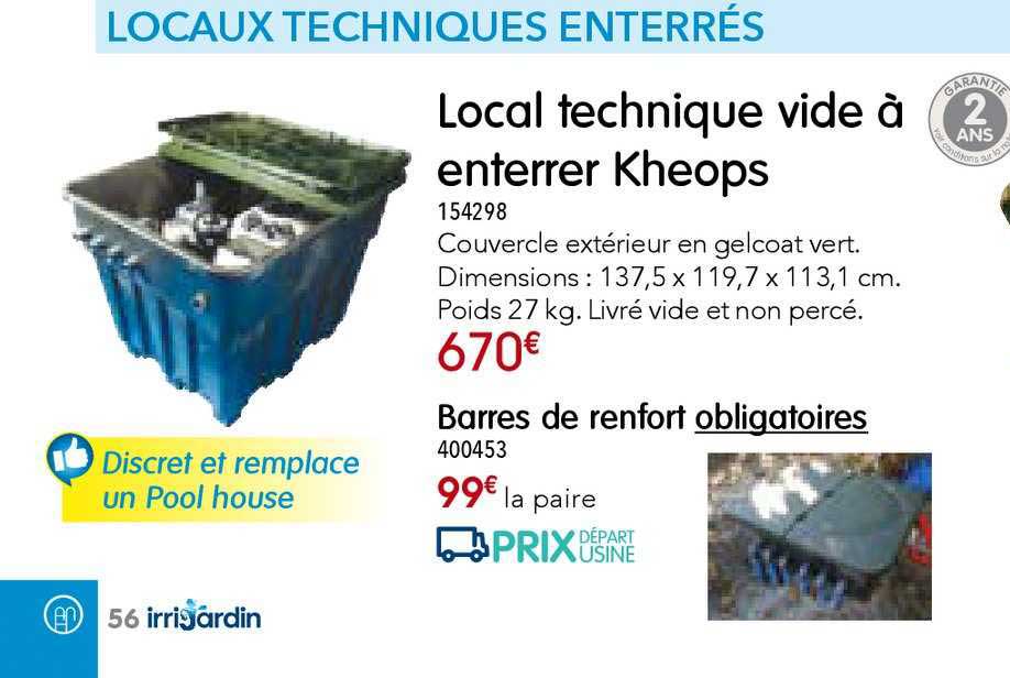 local technique vide à enterrer kheops