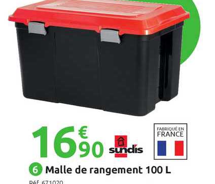 Malle De Rangement 100 L Sundis
