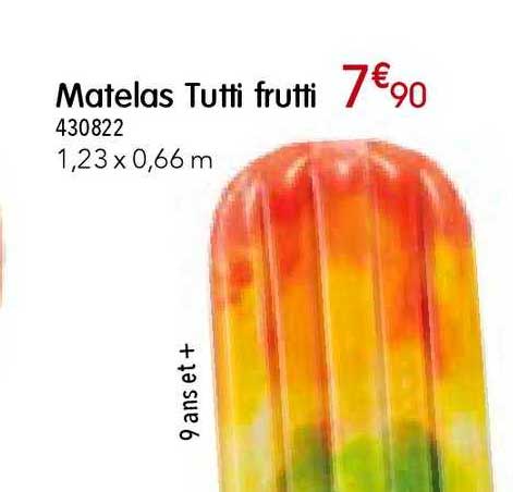 matelas tutti fruitti