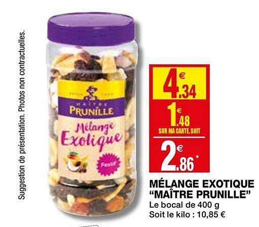 mélange exotique "maître prunille"