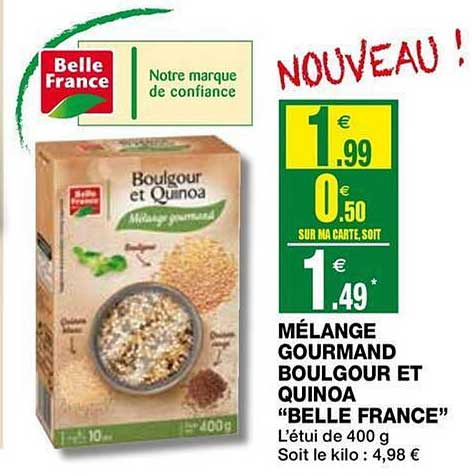 Mélange Gourmand Boulgour Et Quinoa Belle France