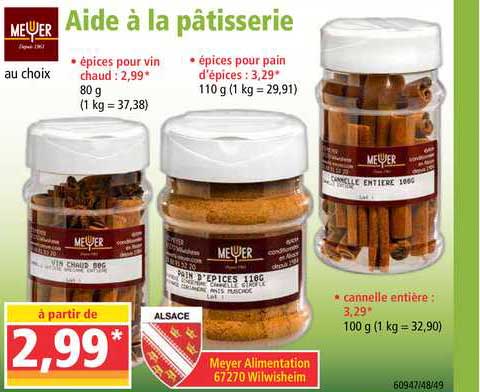 meyer aide à la pâtisserie