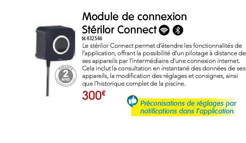 module de connexion stérilor connect
