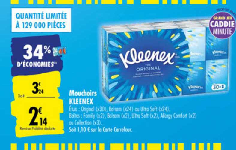 Mouchoirs Kleenex