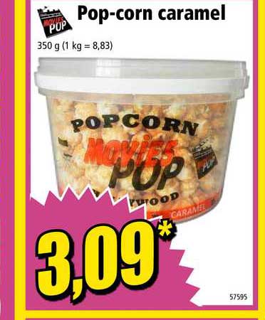 movies pop pop corn caramel