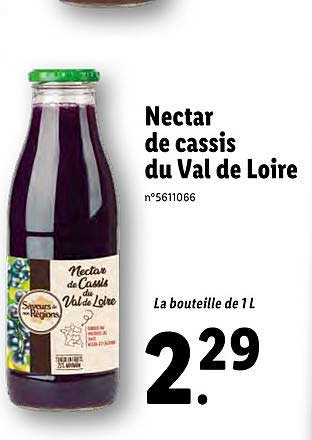 nectar de cassis du val de loire