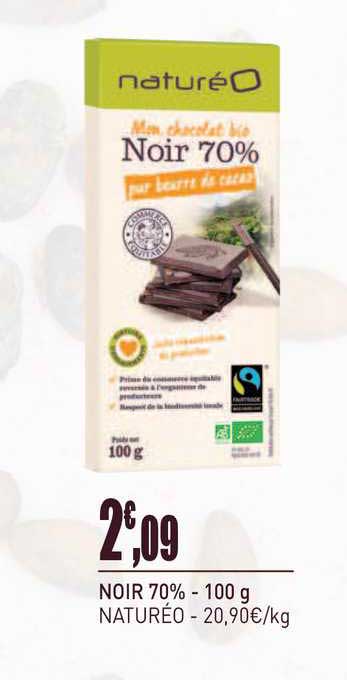 noire 70% mon chocolat bio