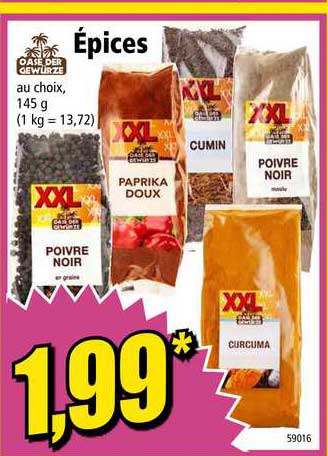 oase der gewurze épices