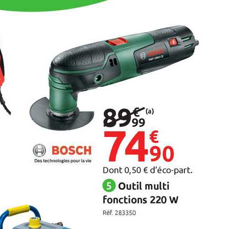 outil multi fonctions 220 w bosch