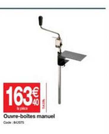 ouvre boîtes manuel