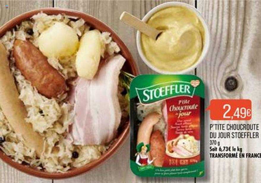 p'tite choucroute du jour stoeffler