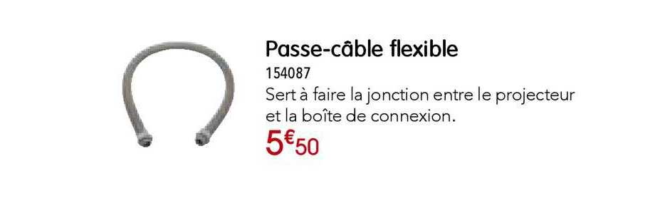 passe câble flexible