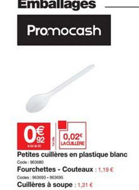 petites cuillères en plastique blanc fourchettes couteaux cuillère à soupe