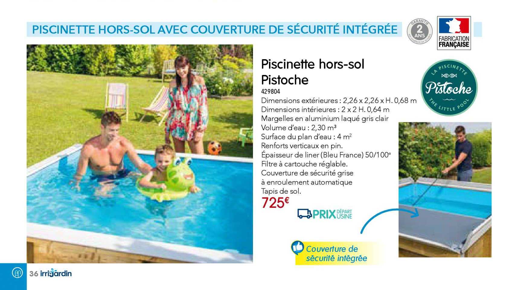 piscinette hors sol pistoche