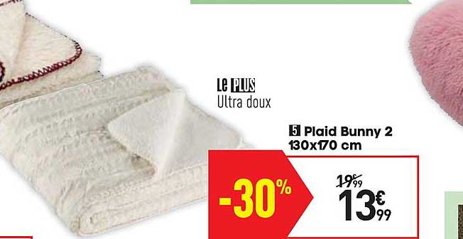 Plaid Bunny 2 130x170 Cm