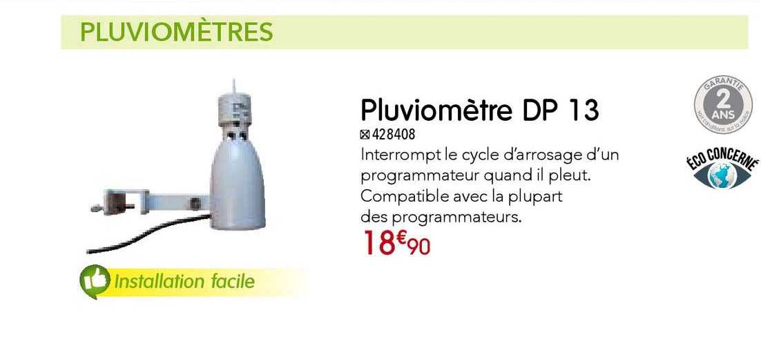 Pluviomètre Dp 13