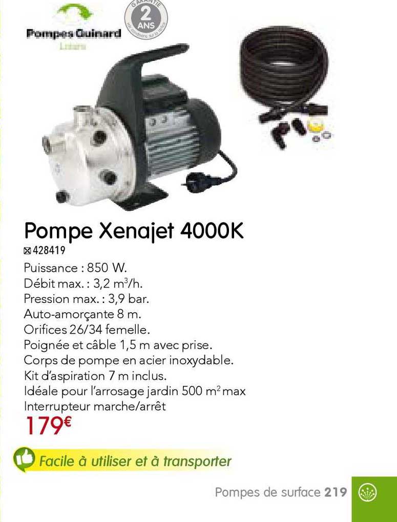 pompe xenajet 4000k