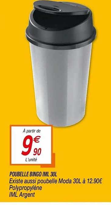 poubelle bingo iml 30l