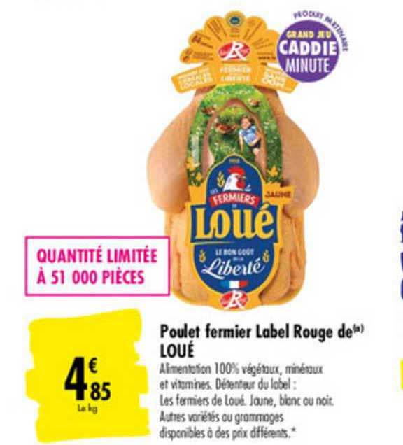 Poulet Fermier Label Rouge De Loué